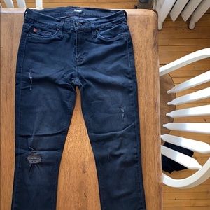 Black/grey stretchy Hudson jeans (26)